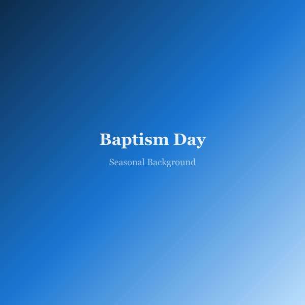 Baptism Day