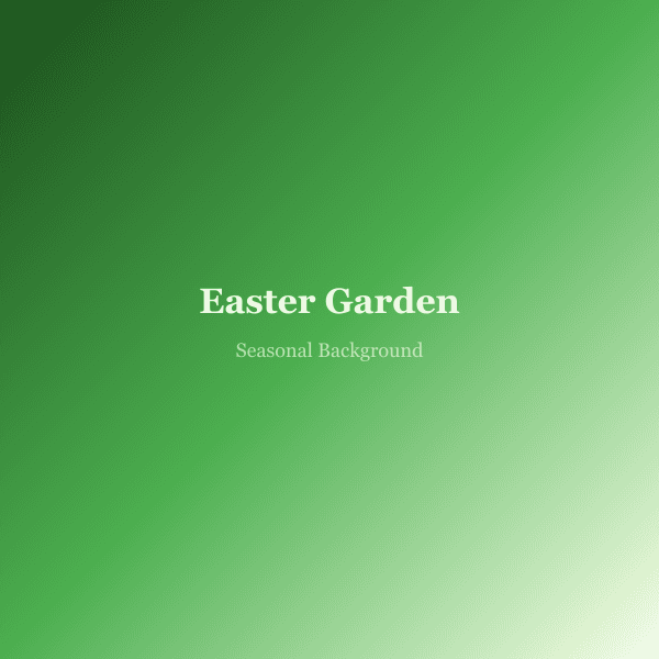 Easter Garden