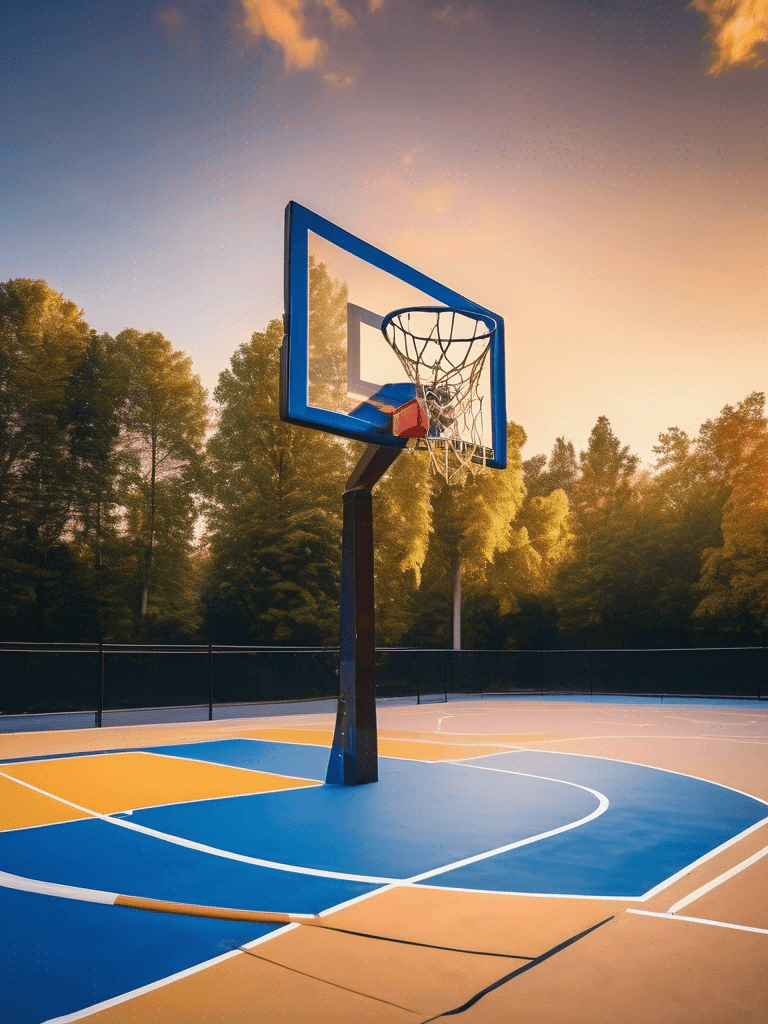 Walk with Jesus at the Basketball Court