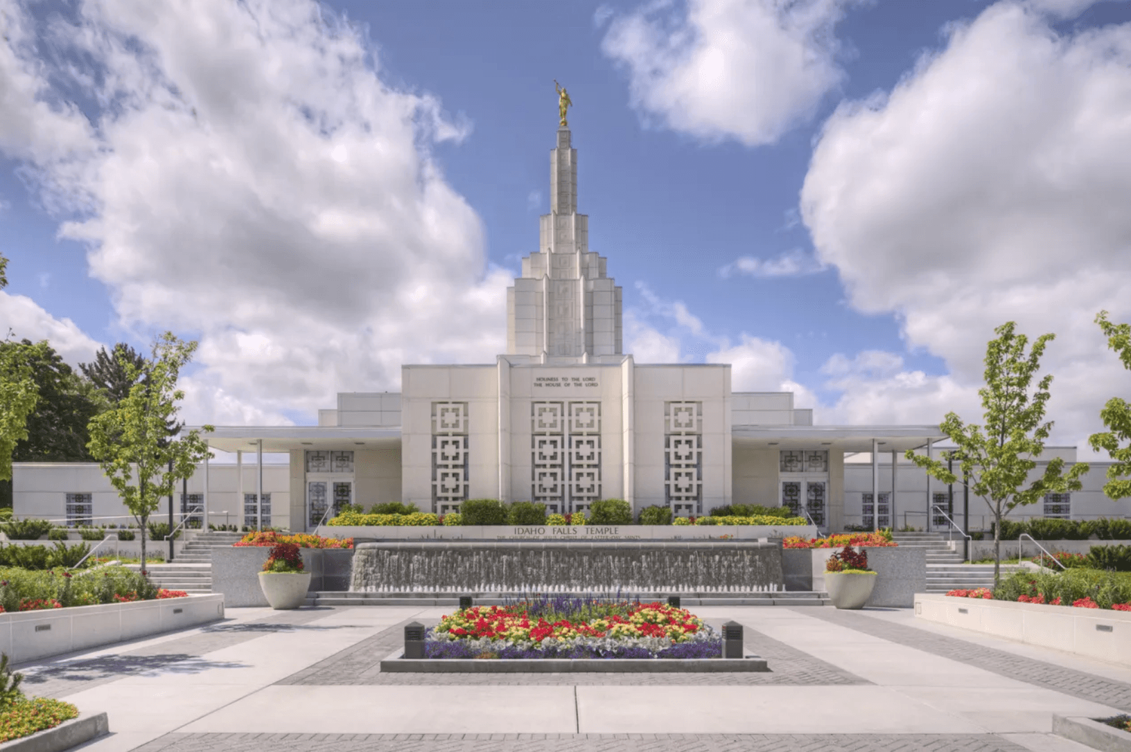 Idaho Falls Temple background