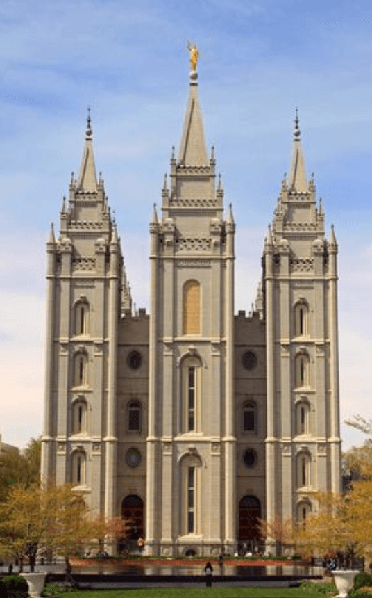 Salt Lake Temple background