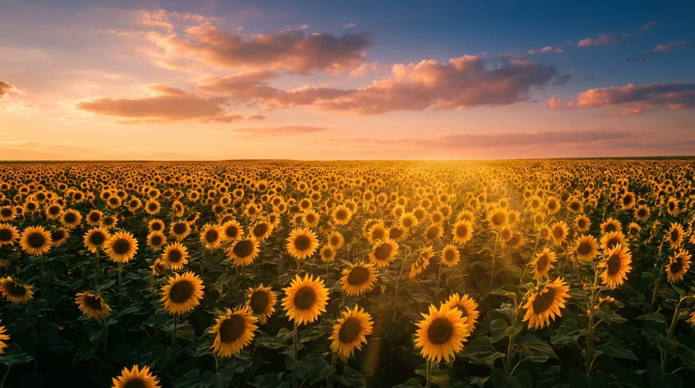 Walk with Jesus at the Sunflower Field